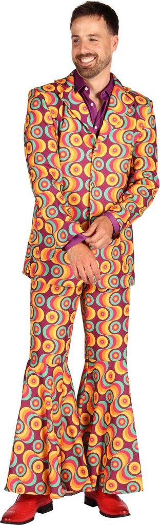 Hippie Herrenanzug Circles Größe: M