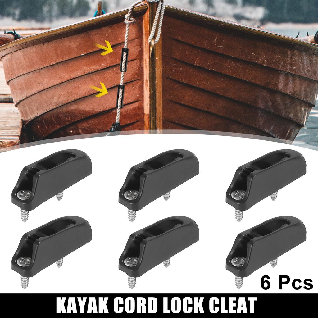 6 Stück Kajak Marine Kabelschloss Klemme Schnellgriff Seilspanner
