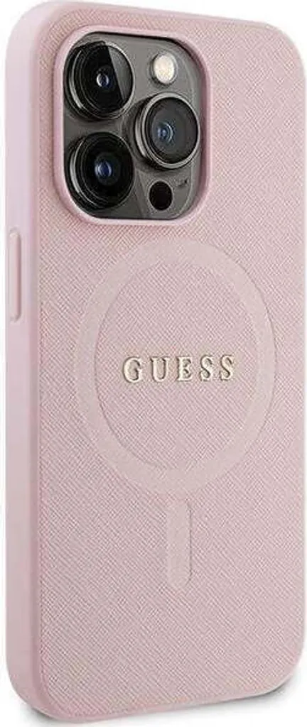 Recensione Cover Guess iPhone 13 Pro MagSafe Rosa Saffiano - 4