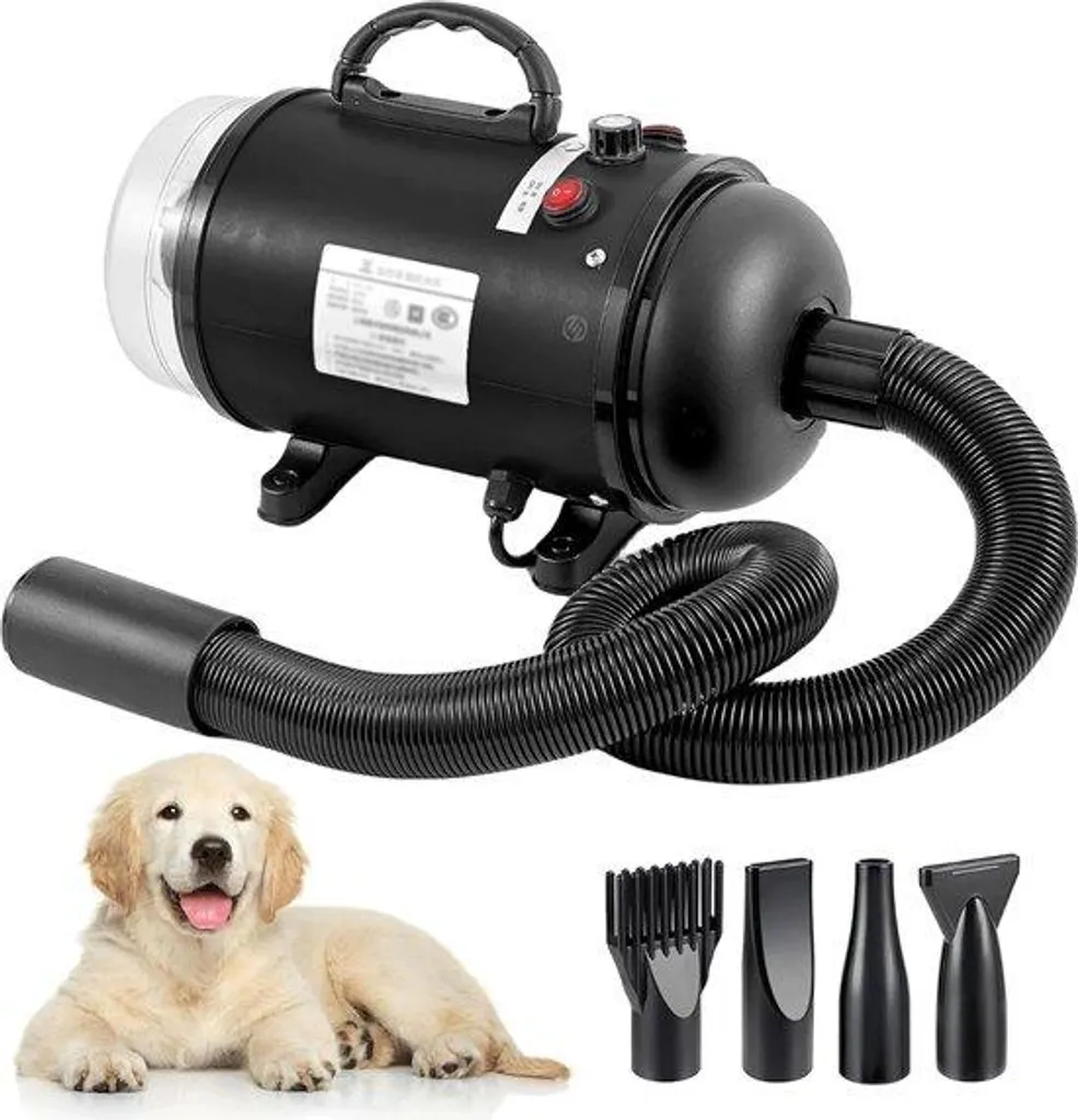 Lance de lavage pour chien silencieuse et réglable pour bain sans peur