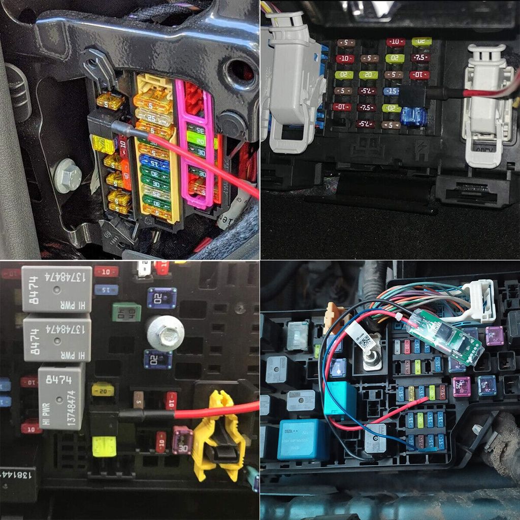 12-tlg. Stromadapter-Set - 4 Typen Für Auto, Motorrad & Boot