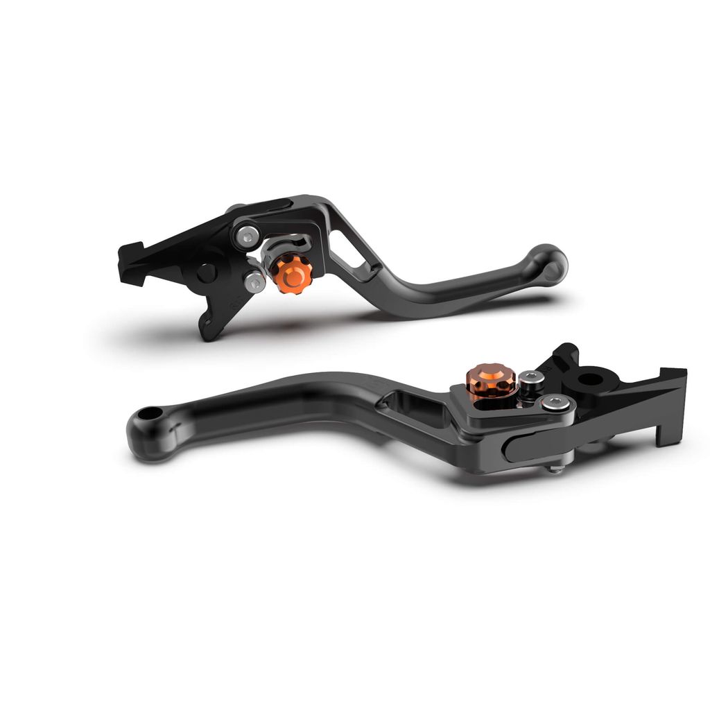 LSL Kupplungshebel BOW L09R, kurz, schwarz/orange Produktbild 