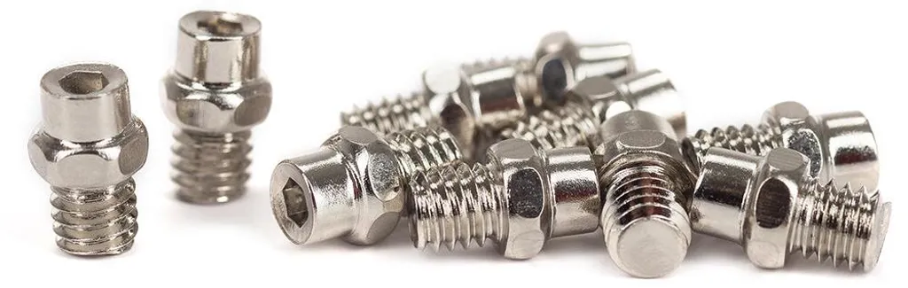 Boulon de pédale Cube Flat argent anti-corrosion taille unique