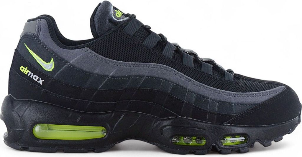 Nike Air Max 95 - Retro Logo - Herren Sneakers Schuhe Schwarz CV1635-002 , EU 41 US 8
