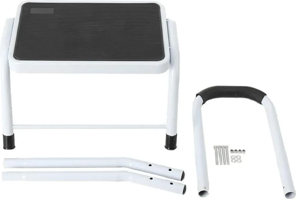 Tabouret marchepied de sécurité avec rampe d'appui - Modèle Fixe 150kg