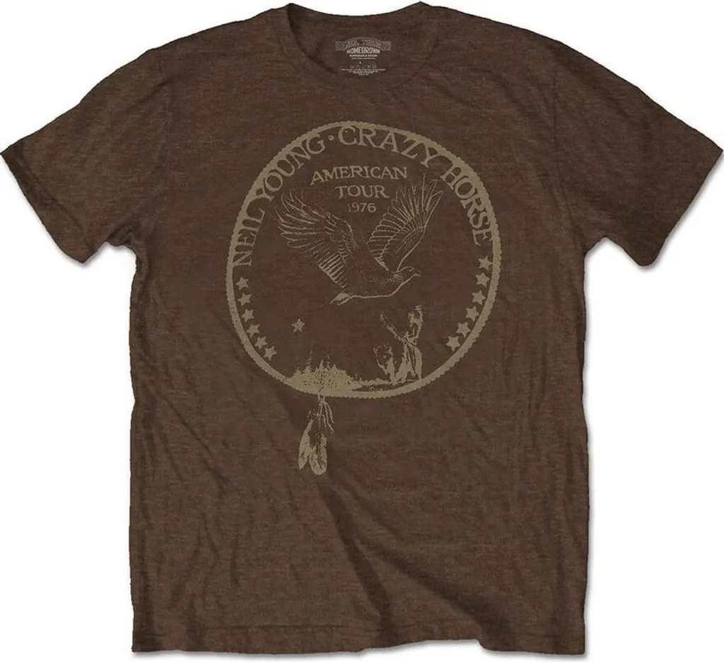 T-shirt Neil Young Tour 76 idéal pour les festivals de musique rock