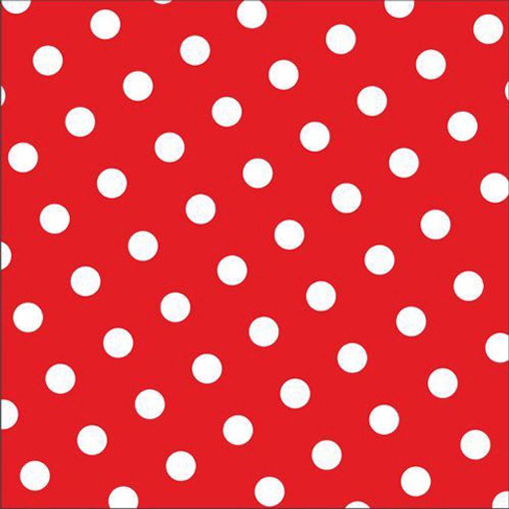 PAPSTAR serviettes à motifs "Dots" 330 x 330 mm rouge 30 Image du produit 