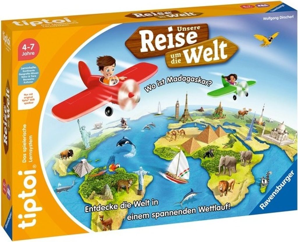 Ravensburger Spiel Unsere Reise um die Welt Obrázek produktu 