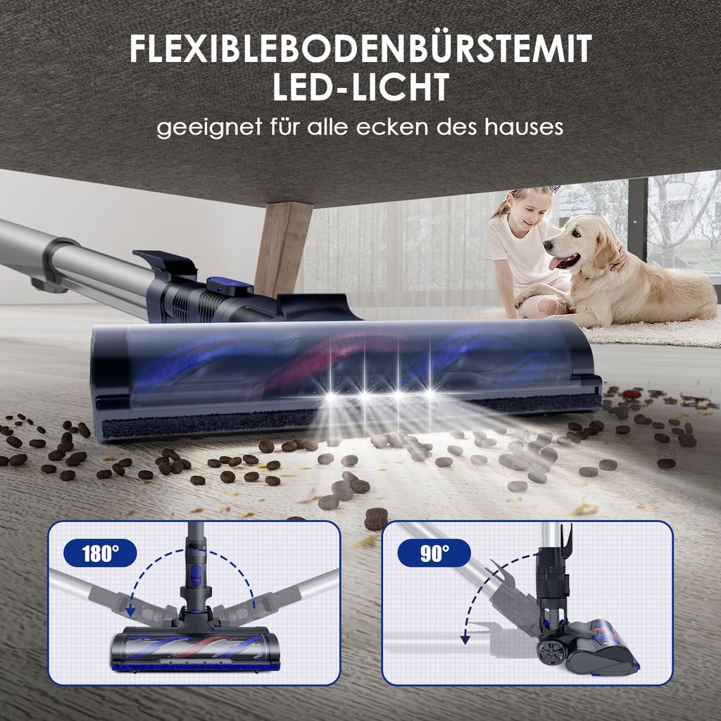 55000PA Akku Staubsauger, Staubsauger Kabellos,Kabelloser Produktbild 6