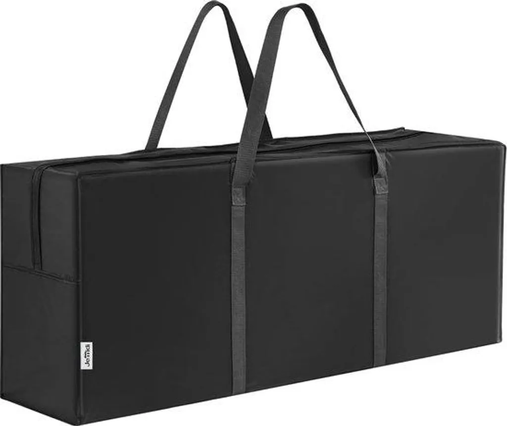 Sac de rangement pour coussins hydrofuge en PEVA résistant - Noir 125cm