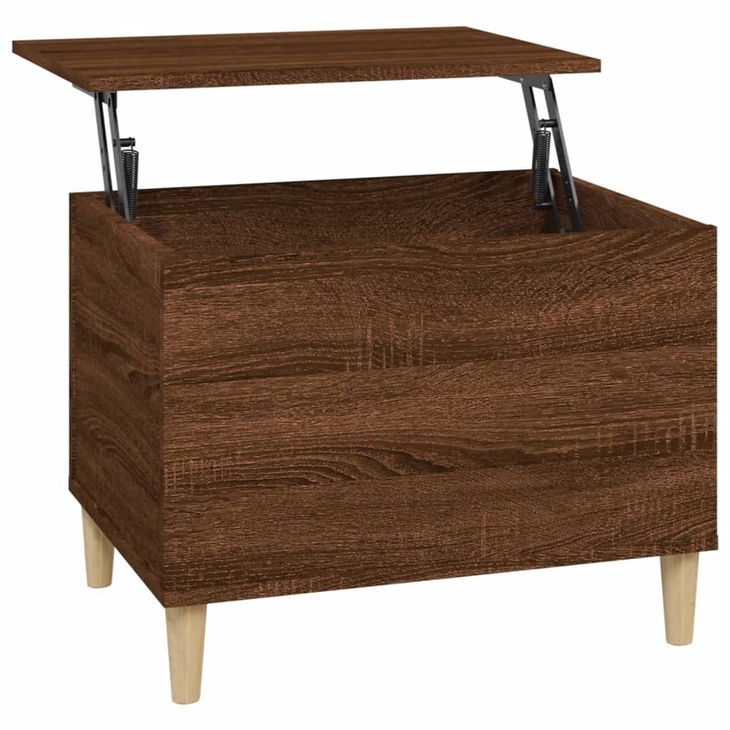 Couchtisch Braun Eichen-Optik 60x44,5x45 cm Holzwerkstoff