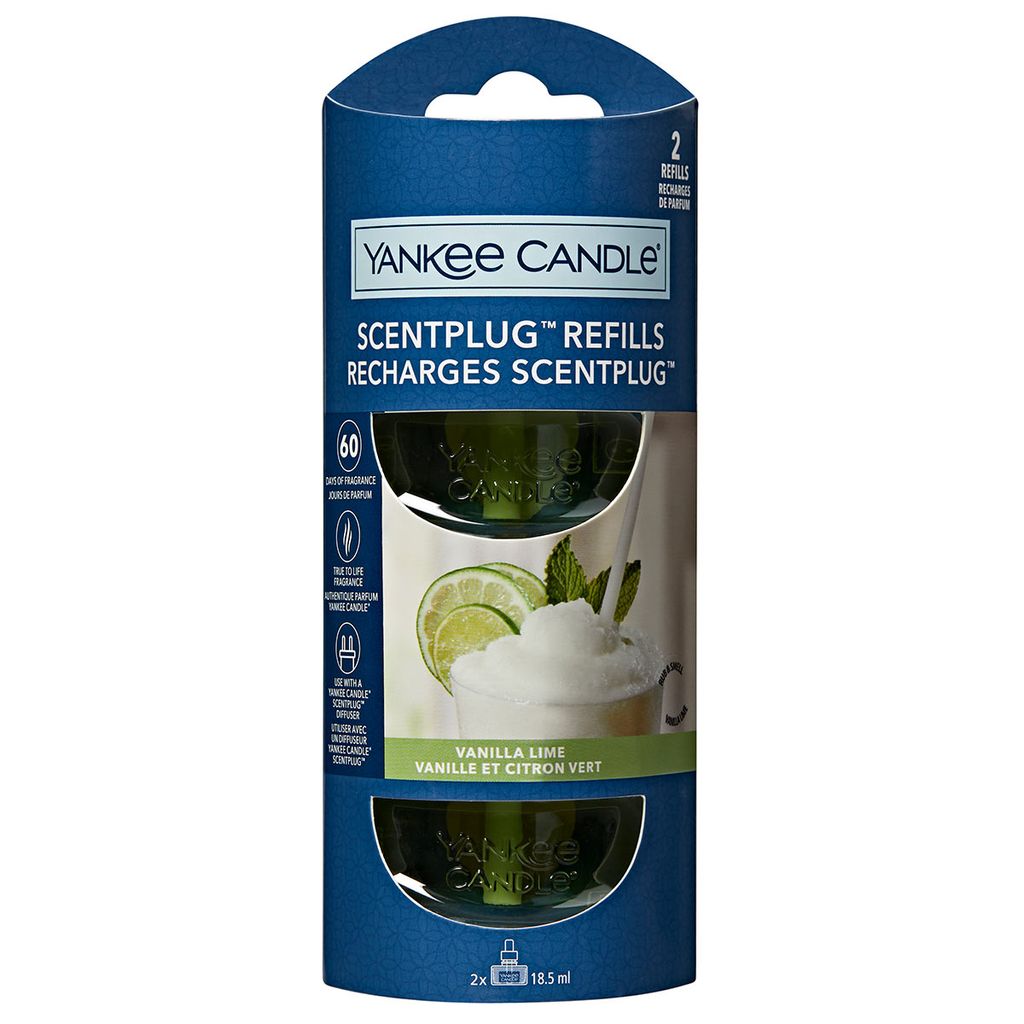 Yankee Candle Elektrische Nachfüllung Vanille-Limette 2x18,5ml