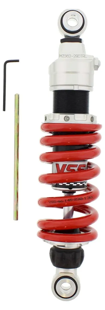 Amortisseur Gaz YSS MZ362 Réglable pour Moto Derbi Senda 125 R Neuf