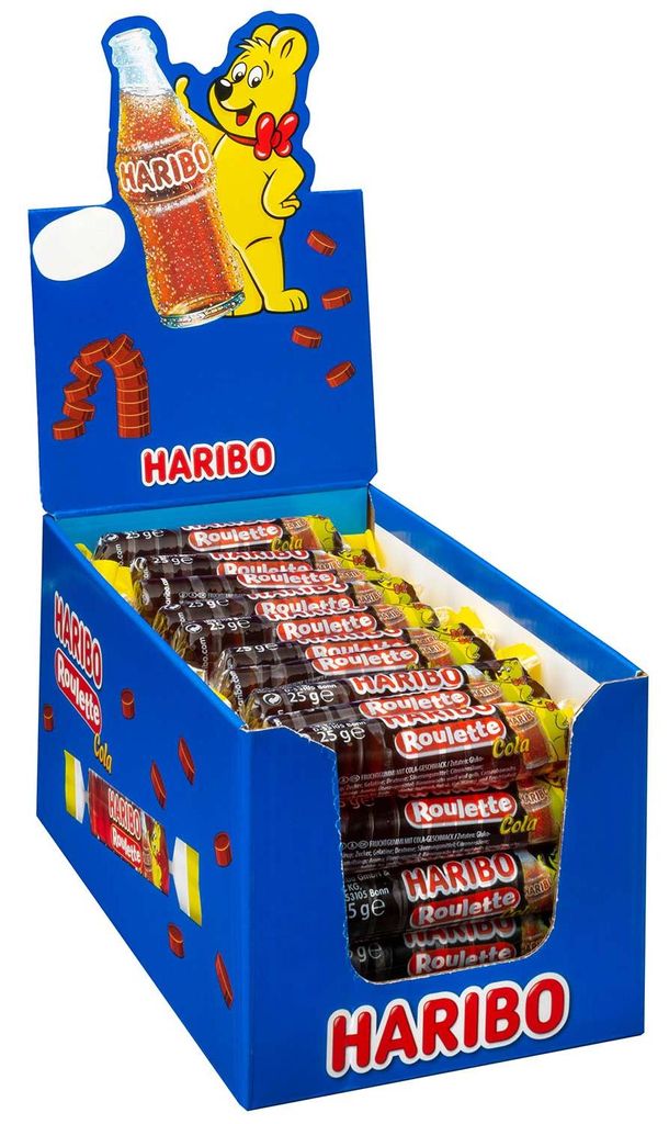 Haribo Roulette Cola 50x25g Produktbild 