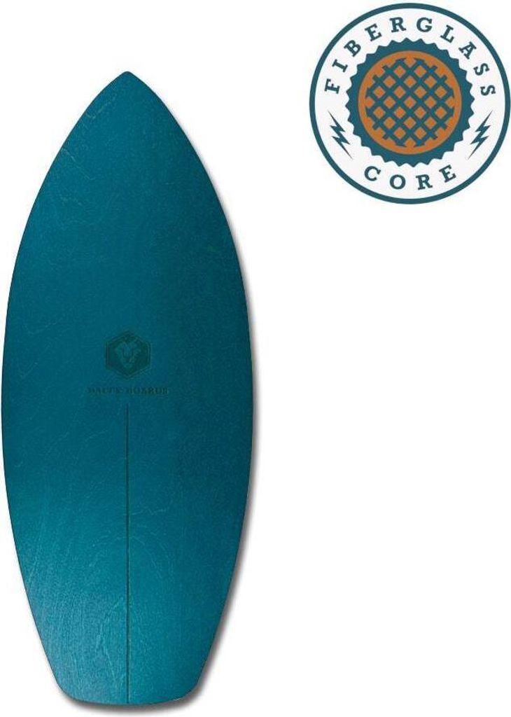Daffy Boards Surf Style Balance Board mit Fiberglas-Kern - Design: Teal