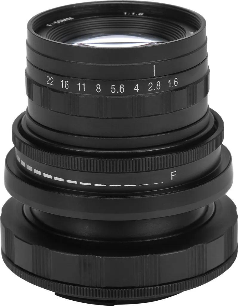 Objectif Tilt Shift 50mm F1.6 Monture E Plein Format pour Sony A7 A9