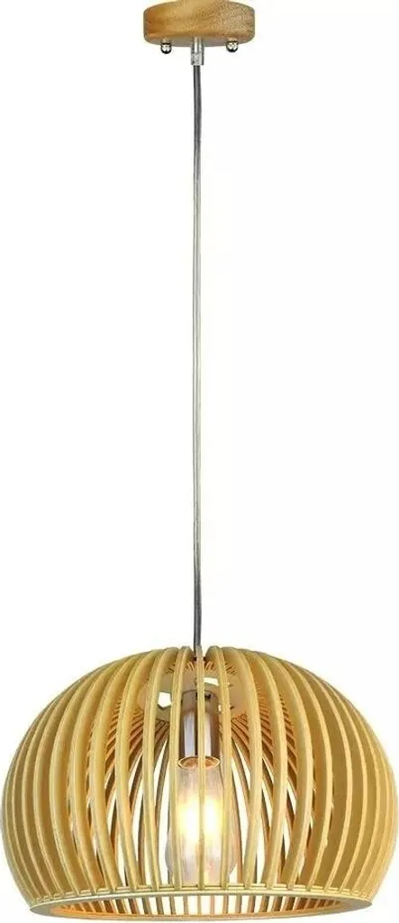 Lampe Suspendue Bois Clair V-TAC VT-3200 - Éclairage Chaleureux 120cm