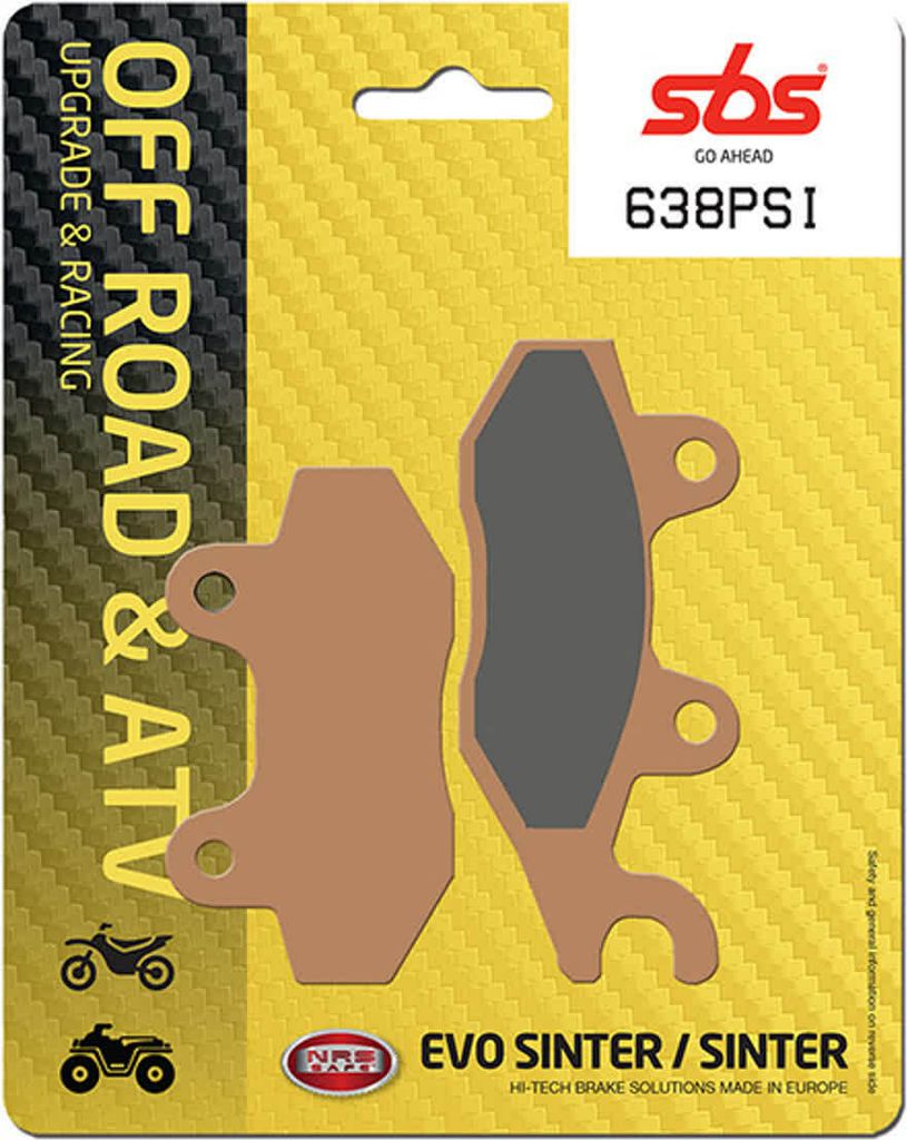 Bremsbelag SBS 638PSI (Satz pro Scheibe) Offroad Racing EVO Sinter