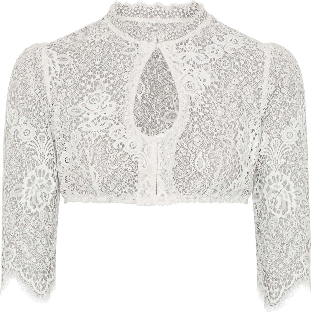 Spieth & Wensky - Damen Dirndlbluse, Plätzchen (351923-1189), Größe:36, Farbe:Creme (2142)
