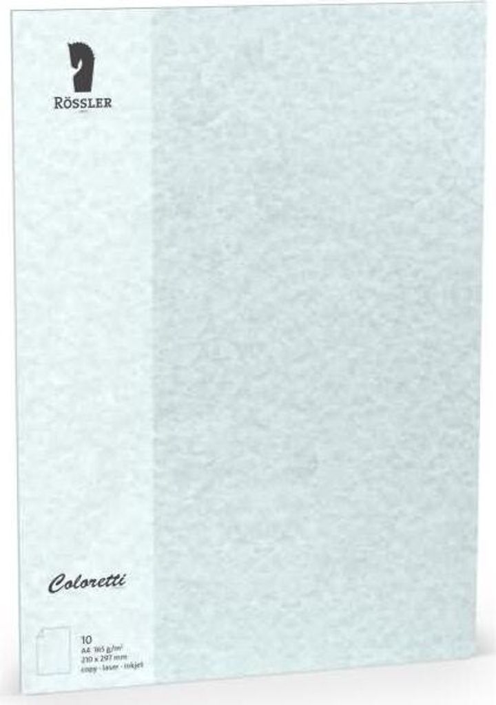 Coloretti a4 Karte 10 Stk. Pergament blau