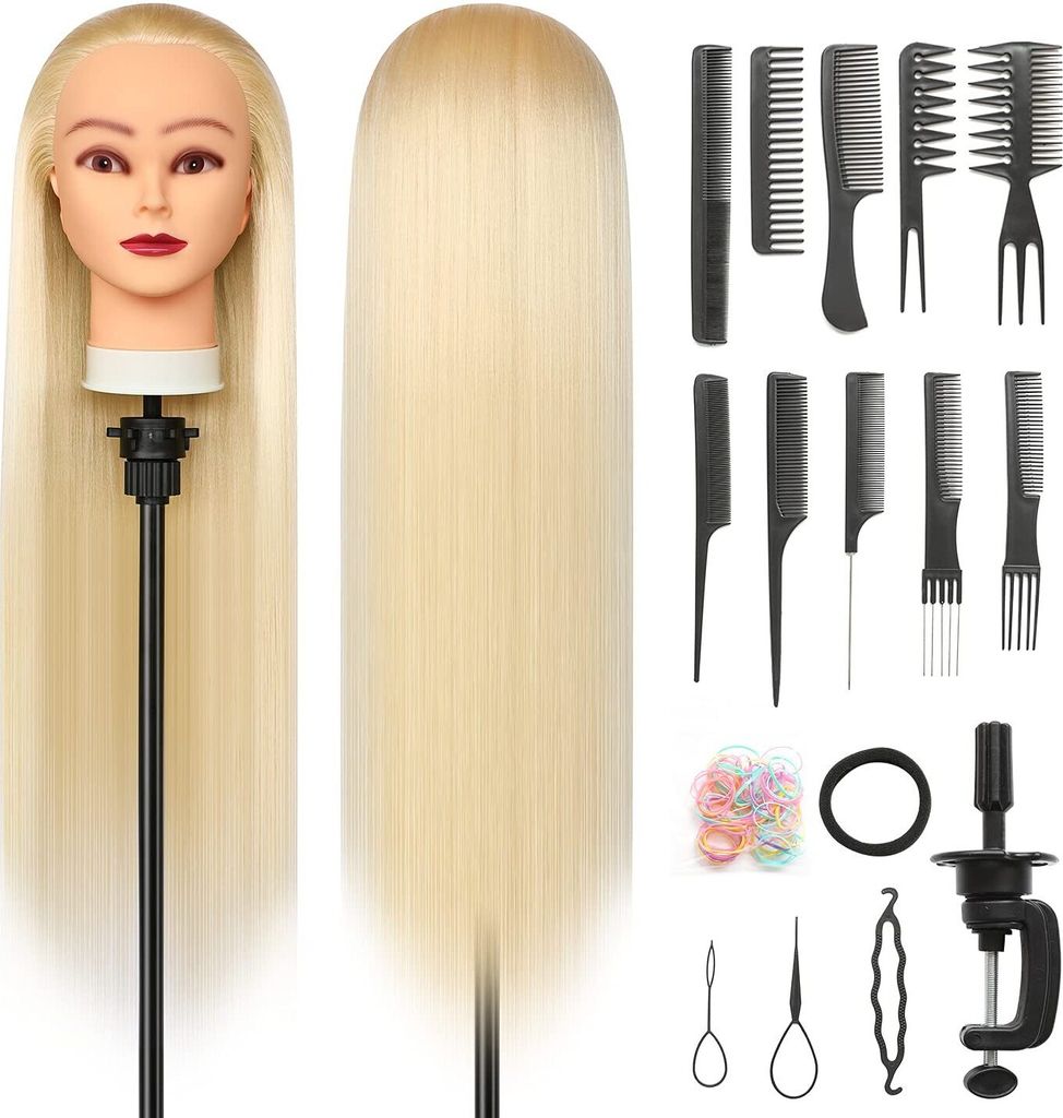 Trainingsköpfe, 26 inch Übungskopf Frisierkopf Friseur Produktbild