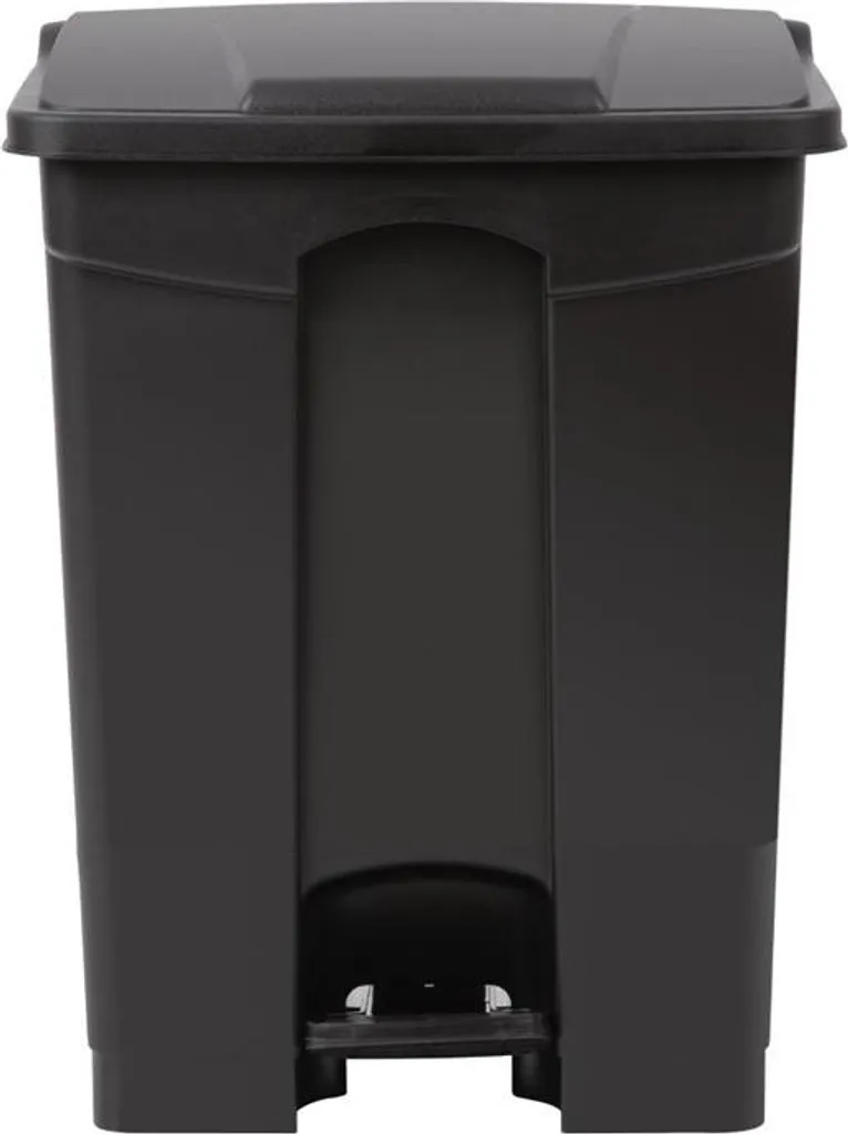 Poubelle de cuisine 65 L Jantex noire : idéale pour tri des déchets