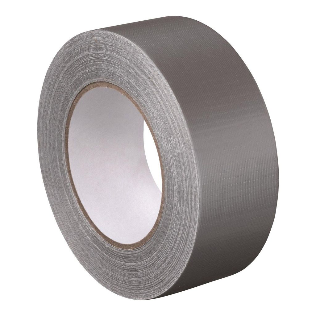 ARLI Gewebeband 50 m x 48 mm silber Panzertape Reparaturband Steinband universell einsetzbar für Abkleben und Reparaturen