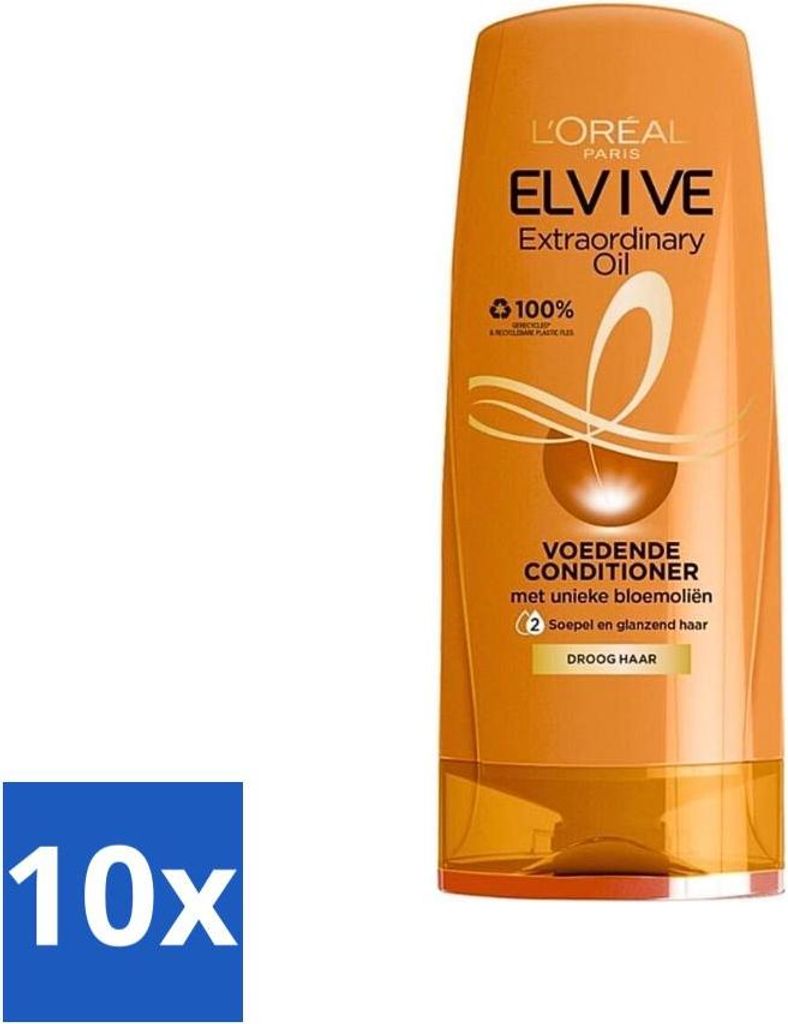 L'Oréal Elvive Außergewöhnlicher Öl-Conditioner 200 ml - Vorteilspack - 10 Stücke