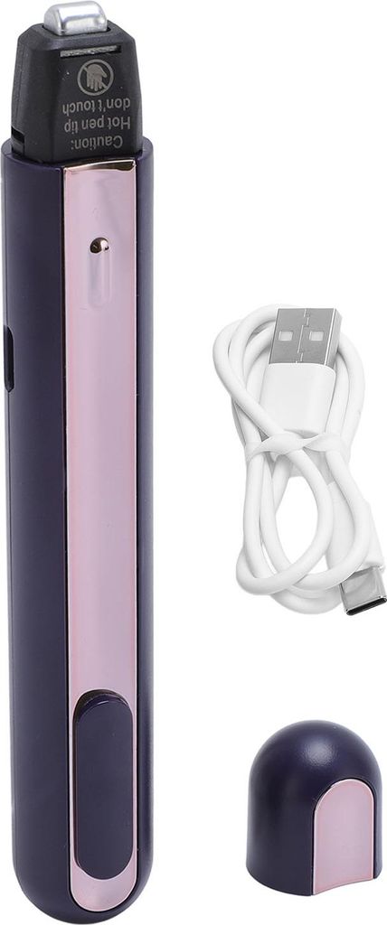 Identitätsdiebstahlschutzstift zum dauerhaften Löschen von Quittungen, Versandetiketten, Lebensmittelbeuteln, Heißsiegelstift, Mini-Heißpressstift