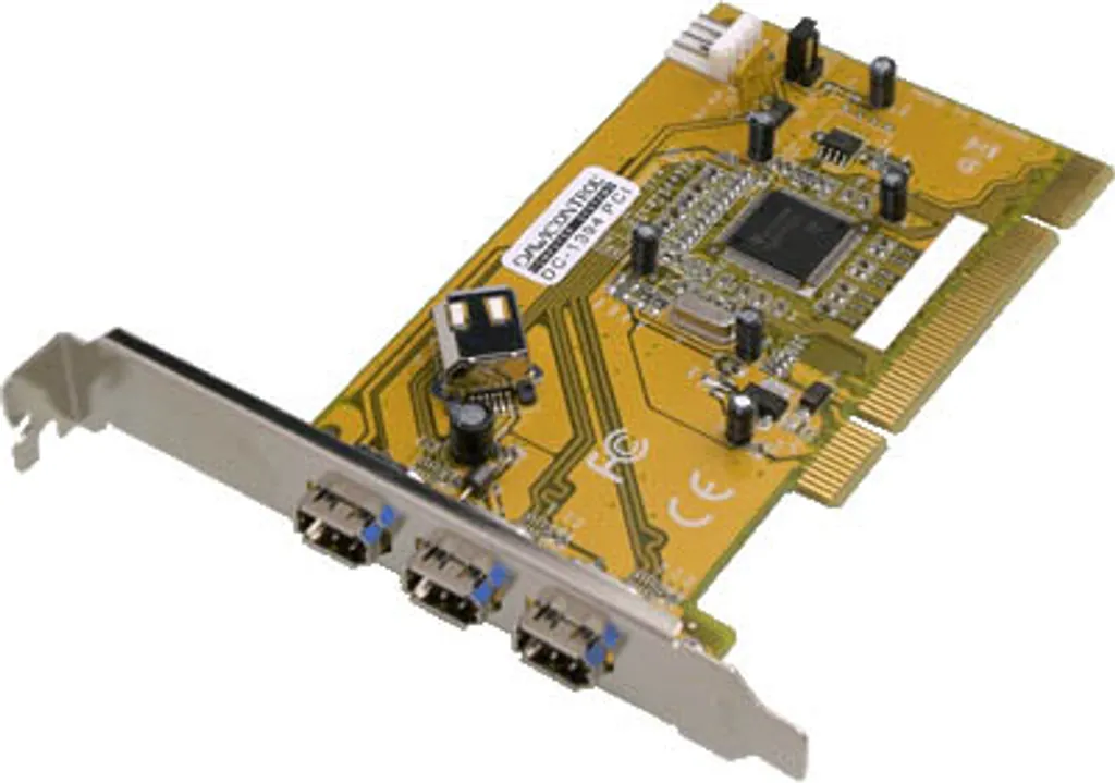 Carte PCI Firewire pour brancher un caméscope et disque externe