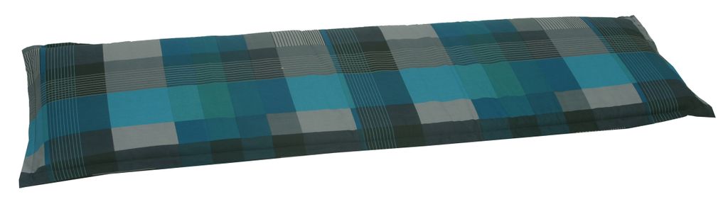 GODE Textil, BankAuflage 148cm, Karo petrol Kaufland.de