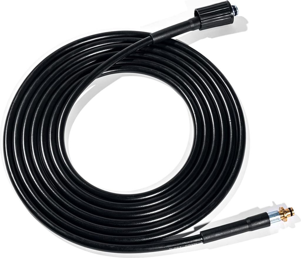 15 m Hochdruckschlauch Zubehör Ersatzschlauch M22 (14 mm) 200 bar Hochdruckreiniger für Kärcher K2 - K3 - K4 - K5 - K6 - K7 K-Serie - Verlänger...