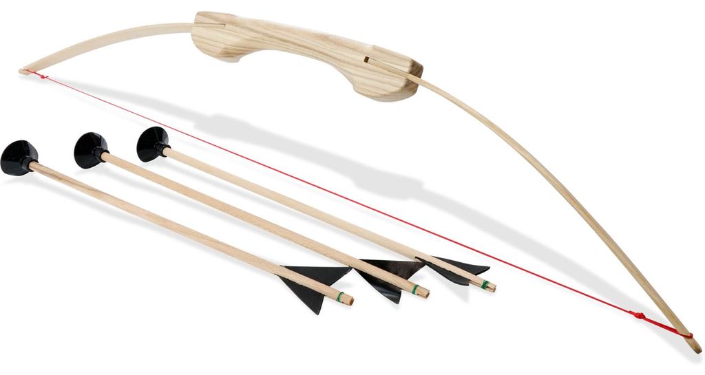 BestSaller 1267 Reise-Bogen Esche +3 Pfeile ca. 80 cm, Produktbild 