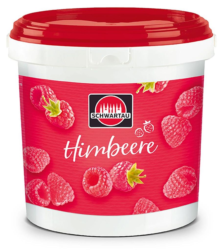 Secchiello Schwartau di marmellata di lamponi spalmabile in Immagine del prodotto 