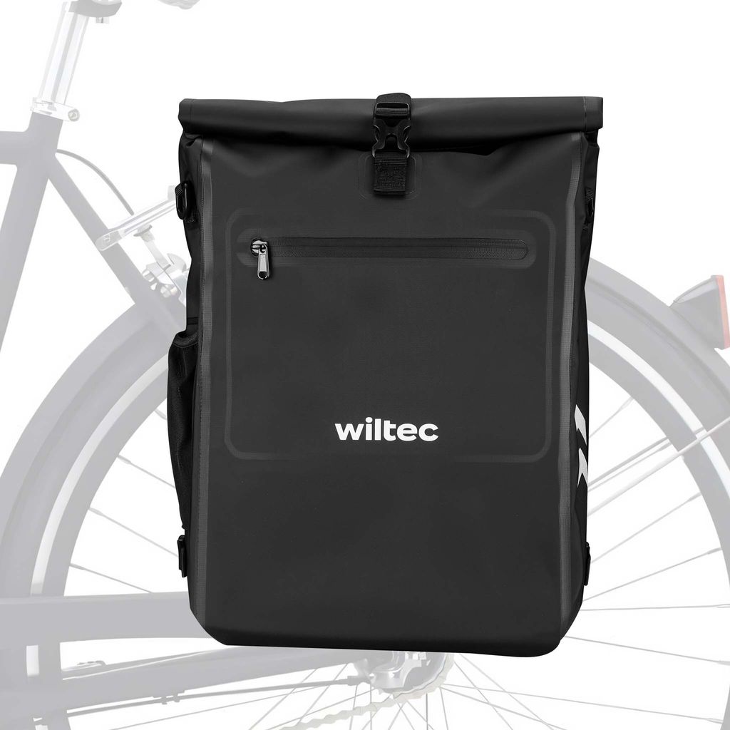 Wiltec brašna na nosič 3 v 1 černá, batoh na kolo s úložným Obrázek produktu 