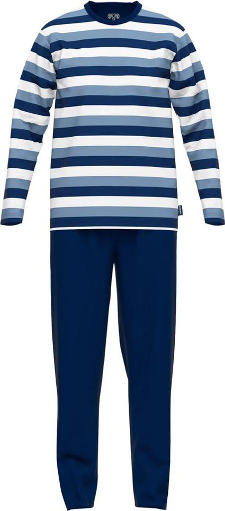 Ceceba Melbourne 31113 Pyjama 662 blau mittel ringel 52