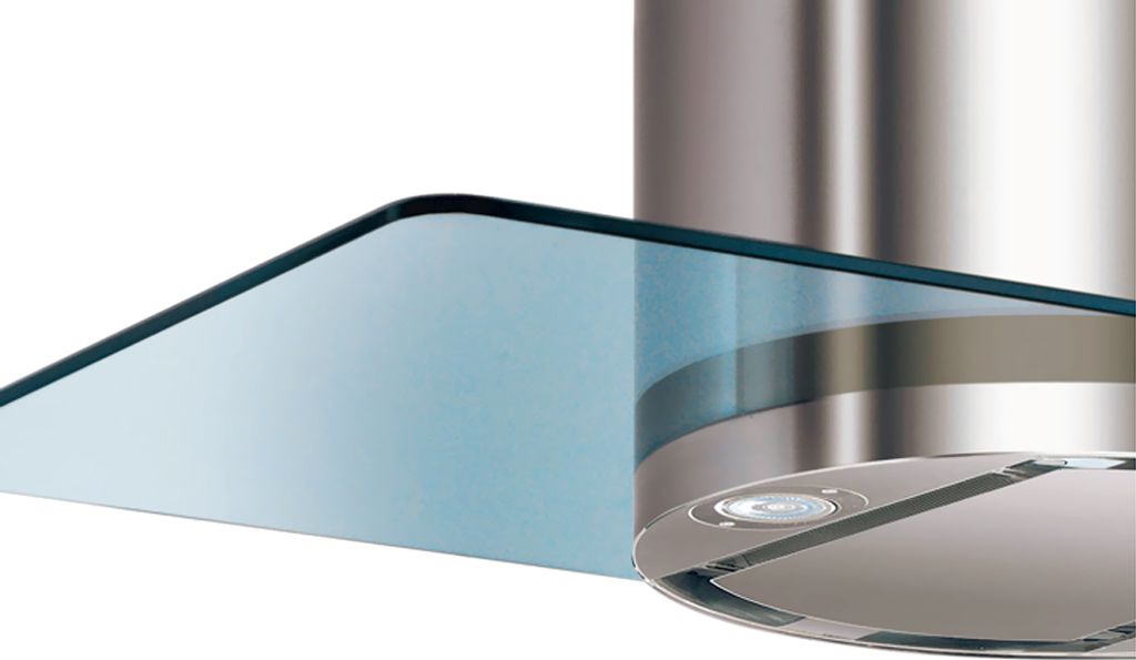 Glasschirm für FRANKE Dunstabzugshaube FTU 3807 I XS / TUBE Inselhaube