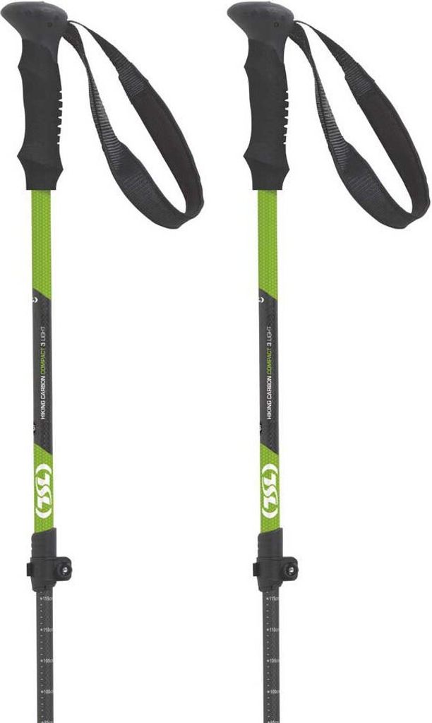 Tsl Outdoor Hiking Carbon Comp 3 Light Stöcke Grün,Schwarz 60-125 cm Grün,Schwarz 60-125 cm