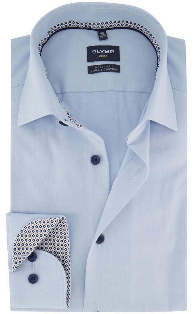 Olymp Hemd hellblau normale Passform