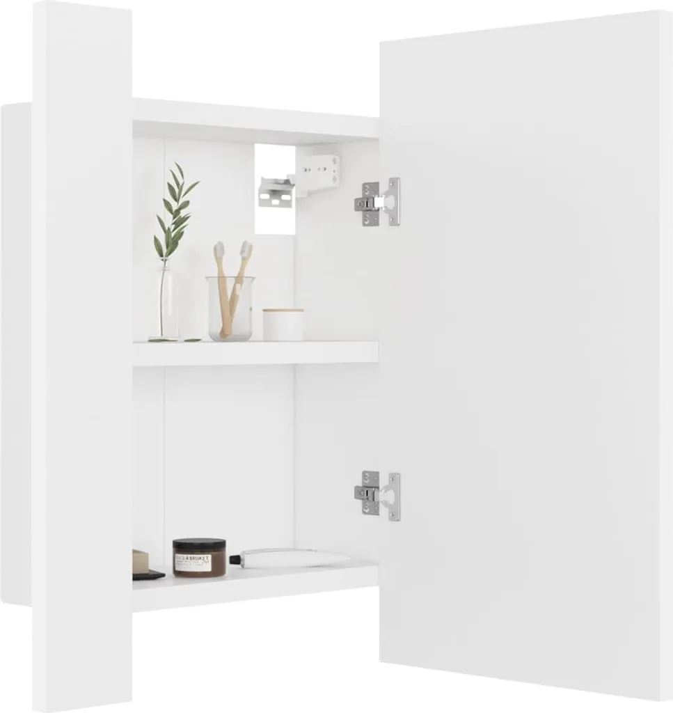 Mobiletto Bagno Specchio LED vidaXL 40x12x45 cm | Design Contemporaneo - 14