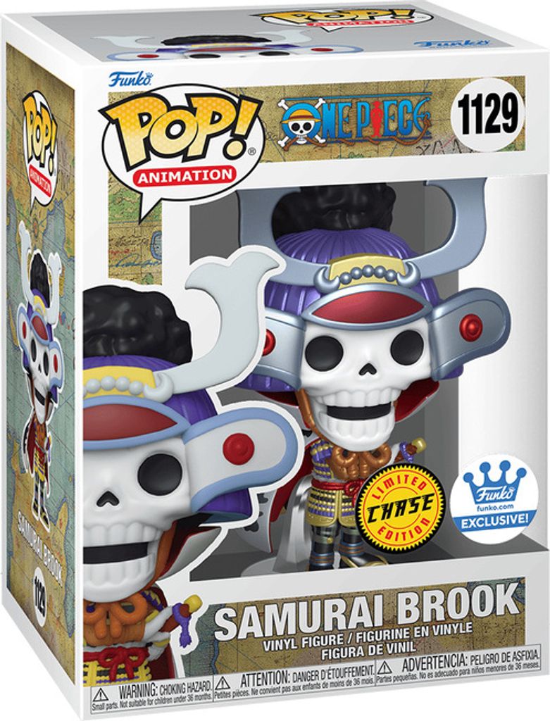 One Piece Funko POP! PVC-Sammelfigur - Samurai Brook (1129) (Chase-Variante)