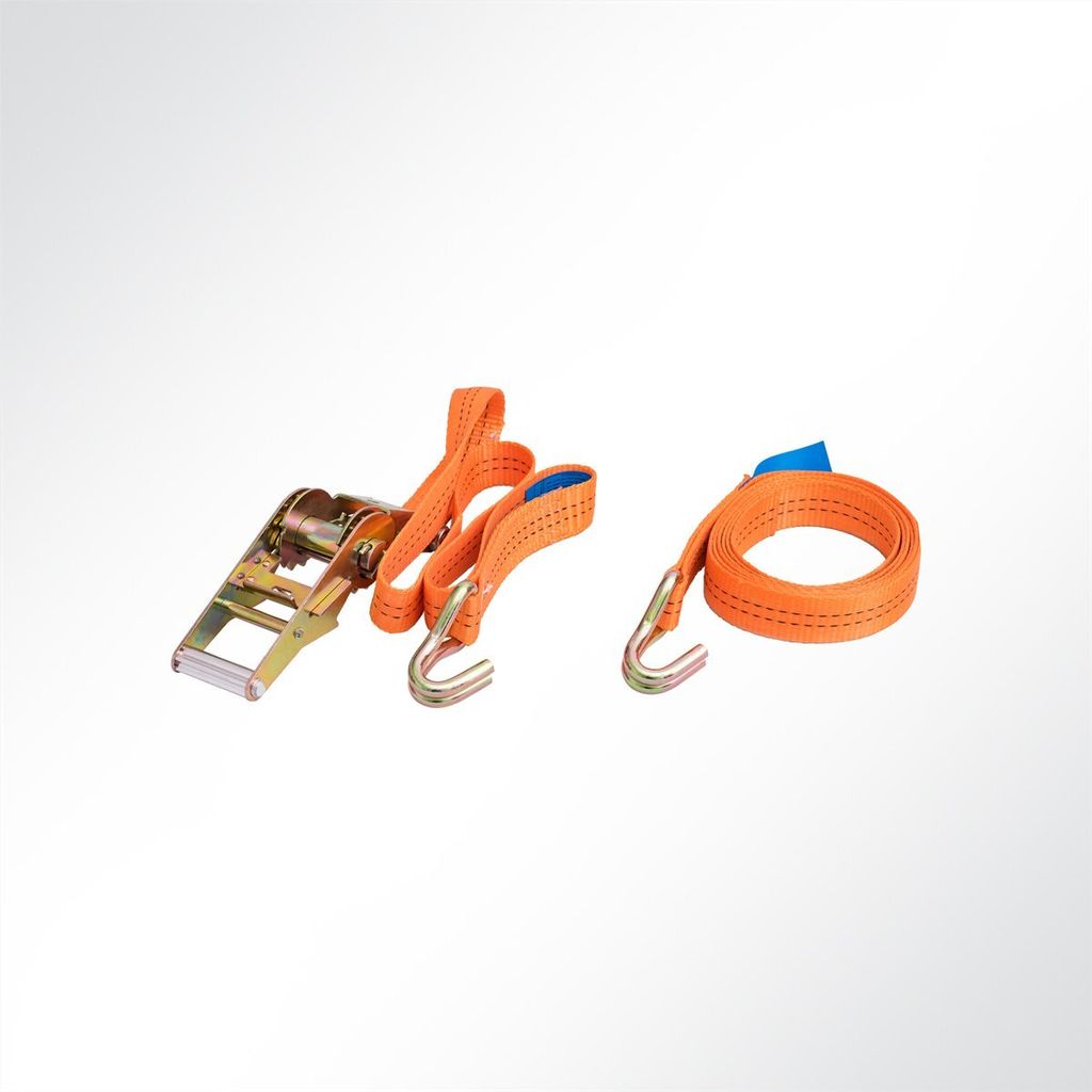 Lysel Ratschen Zurrgurt Spanngurt 2-teilig orange 4 Meter 3000Kg