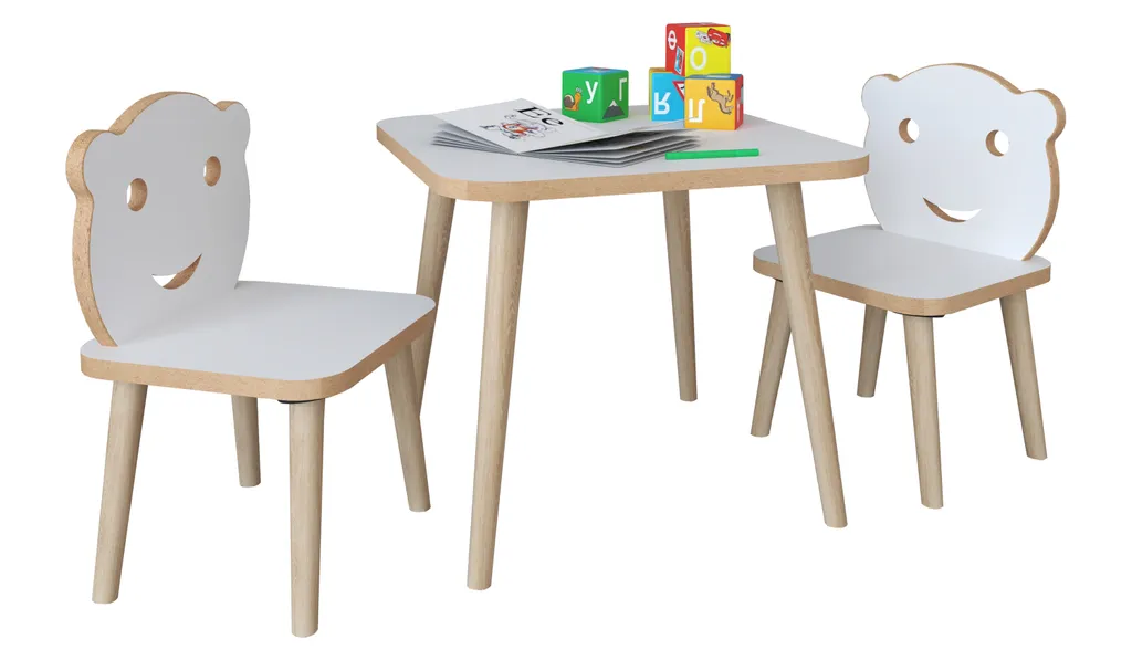 Tavolino Bianco LiLuLa 110x50x52 cm | Sicuro e Capiente per la Famiglia