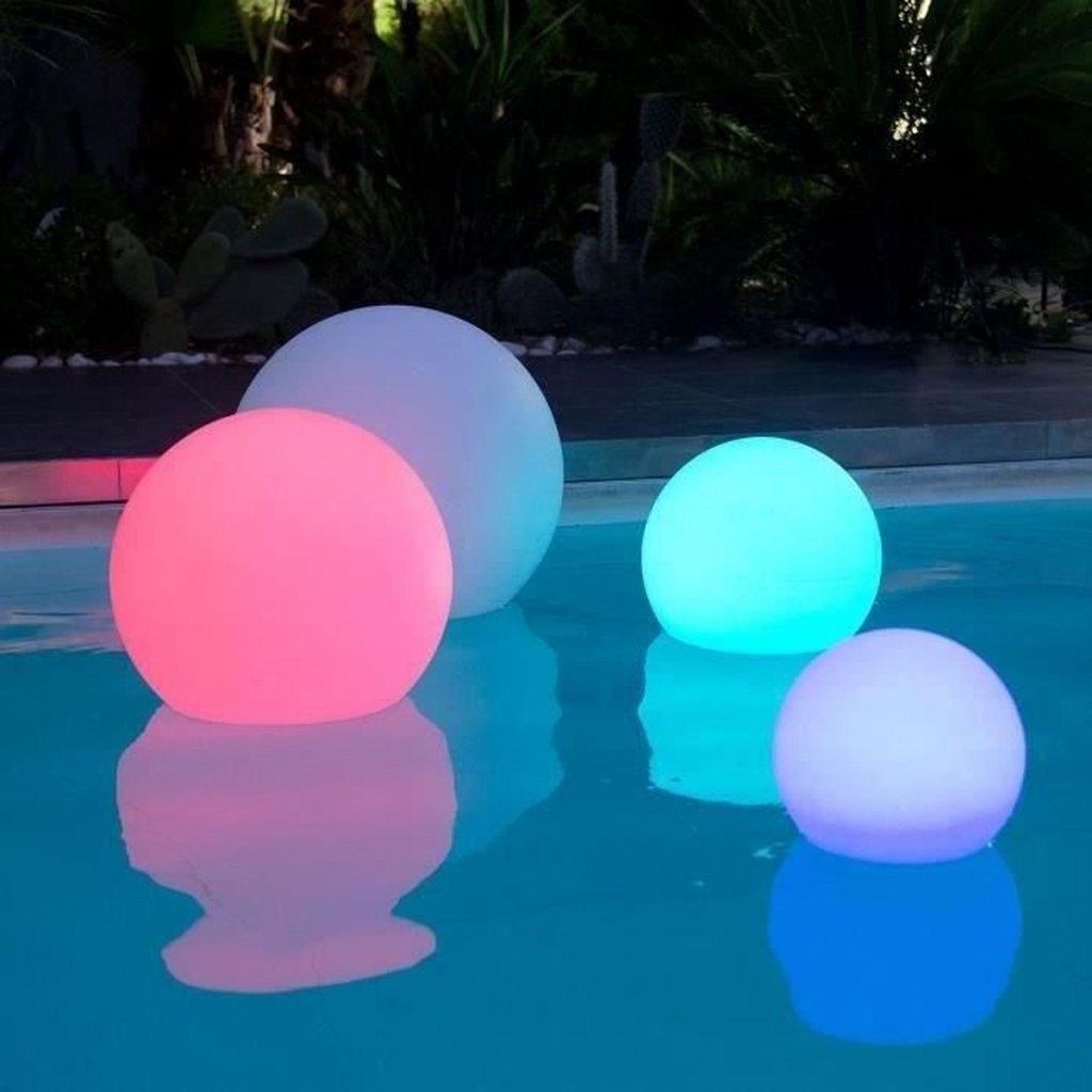 Sphère LED LUMISKY 30 cm télécommandée sans fil - Image du produit 