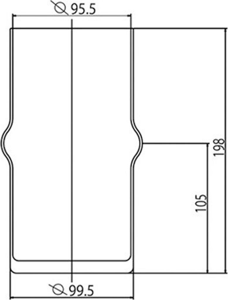 Ideal Standard Ersatzglas für Toilettenbürstengarnitur Opalglas H960642NU