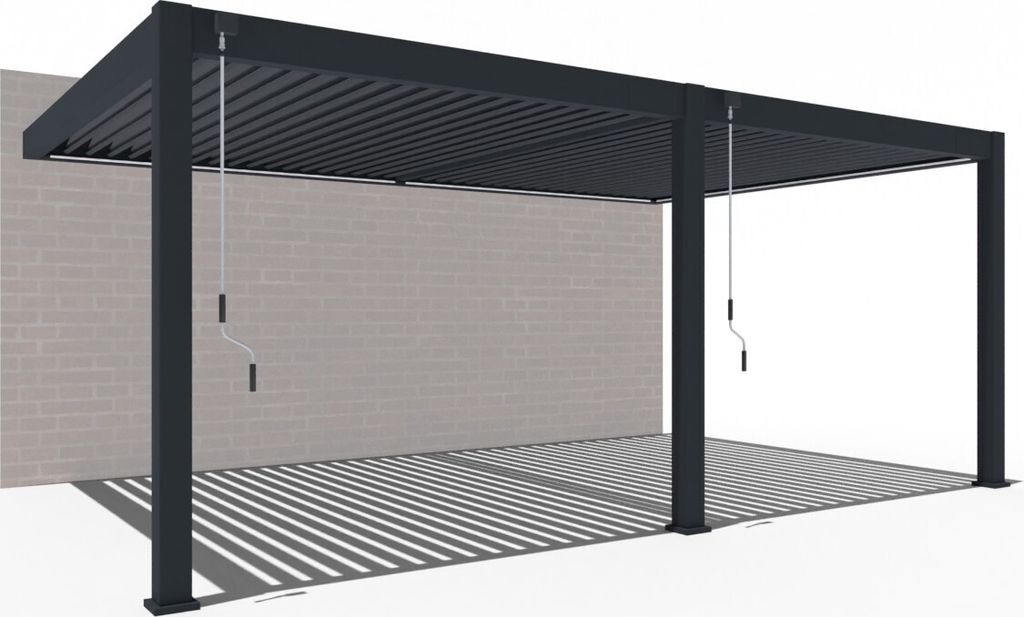 Weide Deluxe Plus | Wand Pergola | Voll Aluminium | 4 x 6 M Produktbild 