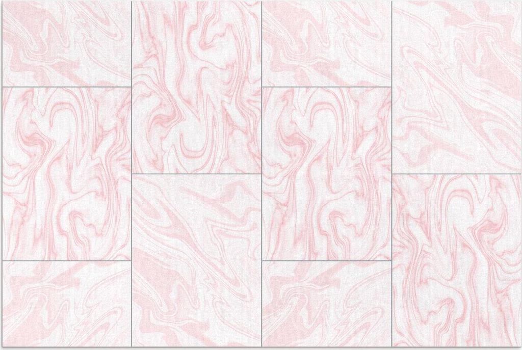 Abstrakte Steinfliesen aus Marmor – Vinylteppich – 150x225 cm – Outdoor Teppich – Terrasse – Wetterfest – Modern