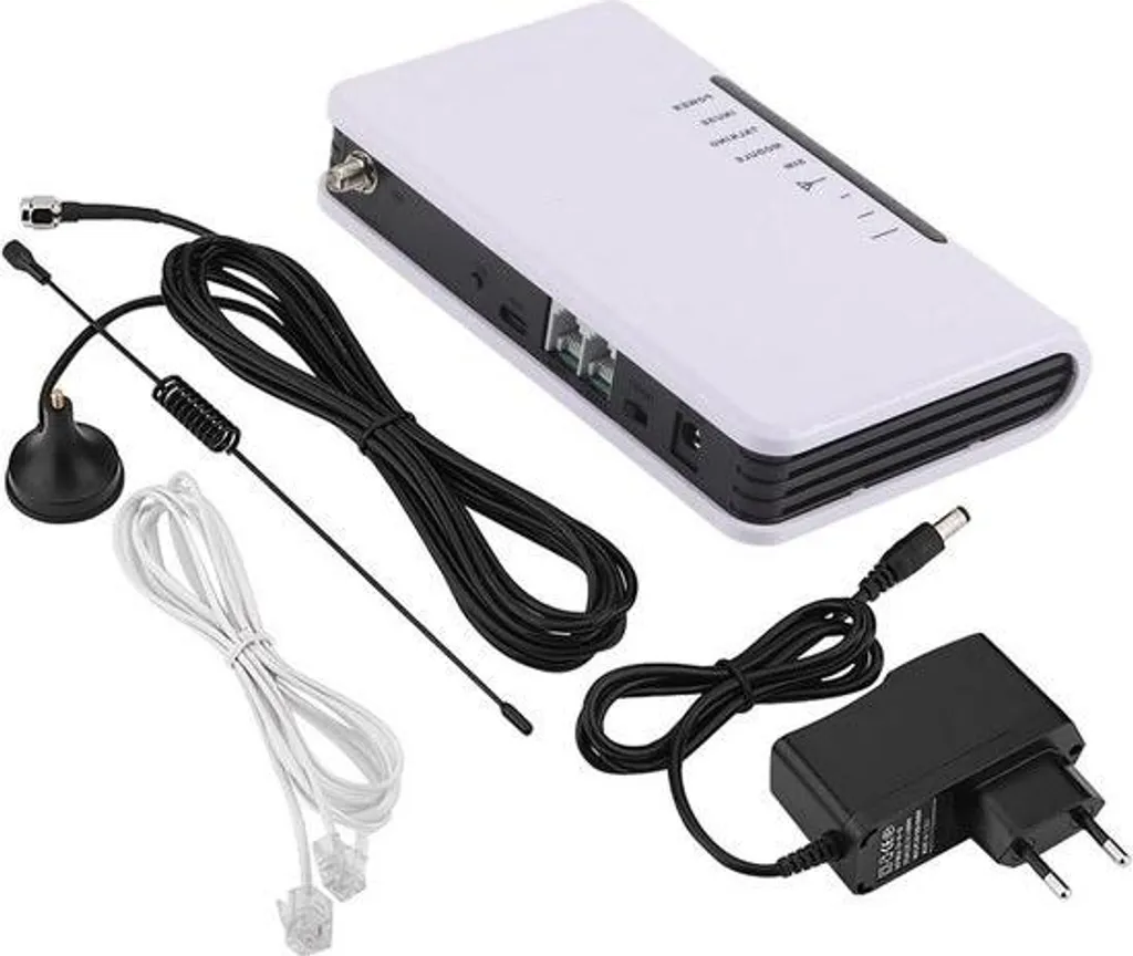 Passerelle GSM Quadribande avec Support Enregistreur Alarme et Prise UE