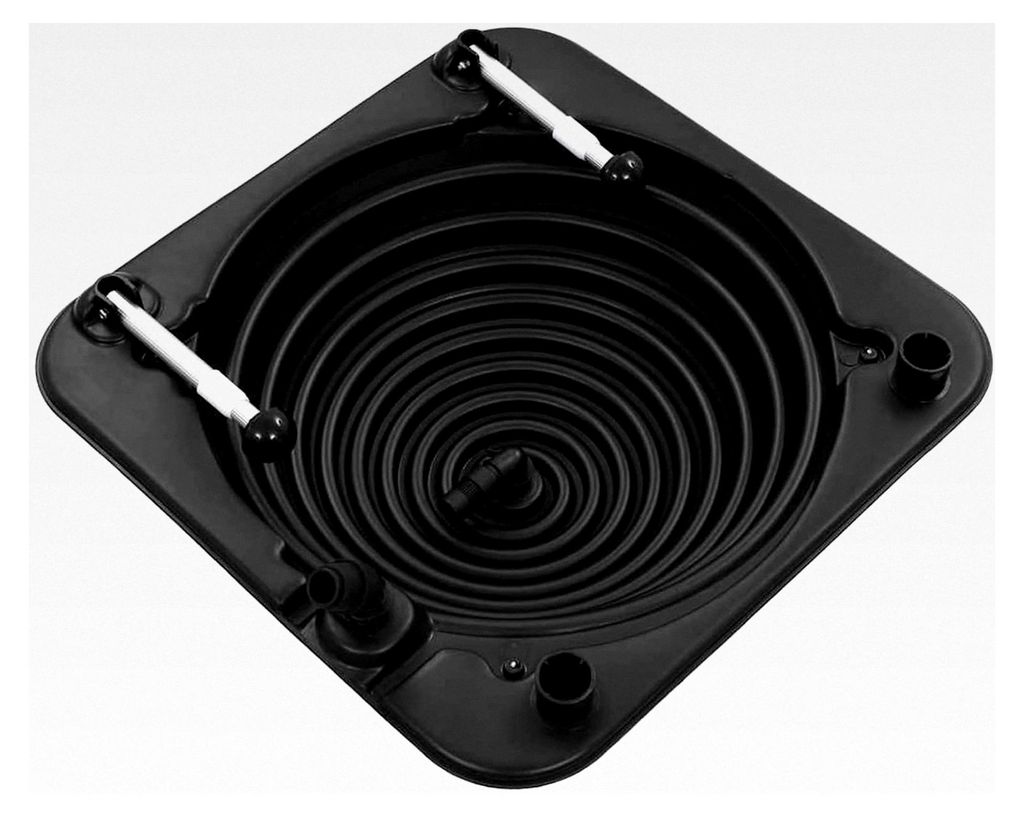Solar-Poolheizung mit verstellbaren Aluminiumbeinen aus HDPE für Schwimmbäder bis 16800 L
