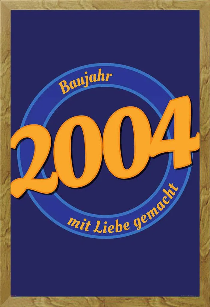 Poster 2004 con Cornice Shinsuke Rovere | Il Regalo che non Ricicleranno